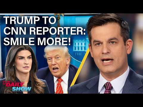 Trump Attacks CNN's Kaitlan Collins Over Epstein Q & Renovates D.C. in His Image | The Daily Show
