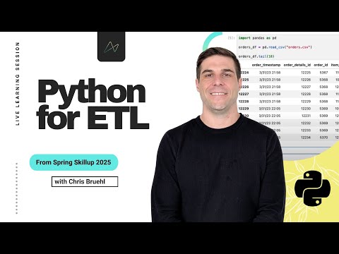 Python for ETL | Live Instruction (Dataset included!)