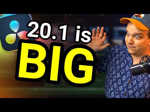 DaVinci Resolve Can't Be Stopped. 20.1 UPDATE