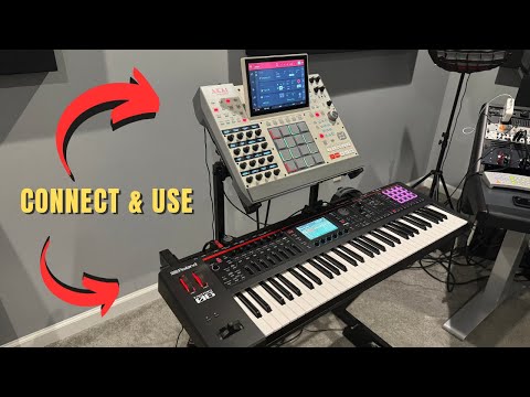 How to Connect & Use the MPC X SE & The Roland Fantom 06