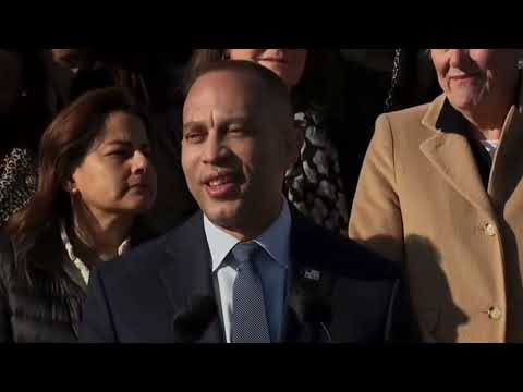 House Democratic Leaders Hold Rally on Capitol Steps