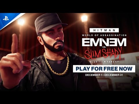 Hitman World of Assassination - Eminem vs. Slim Shady Mission Briefing | PS5 Games