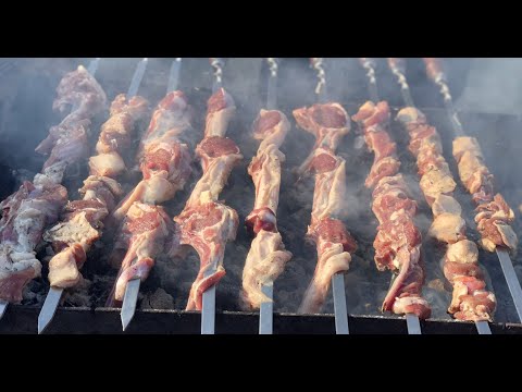 Шашлык из баранины! Как приготовить чтобы мясо таяло во рту!