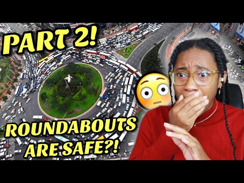 AMERICAN REACTS TO EUROPEAN ROUNDABOUTS!! (PART 2)