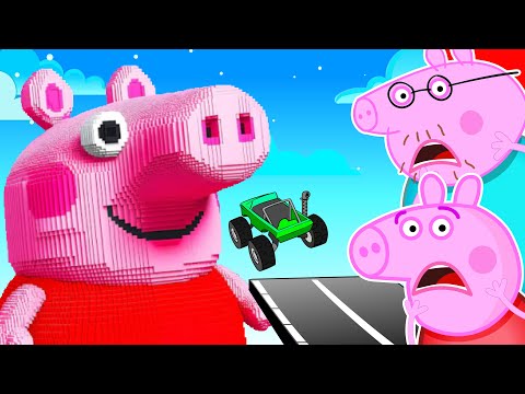 Reacting To PEPPA PIG vs CARS! (try not to laugh!)