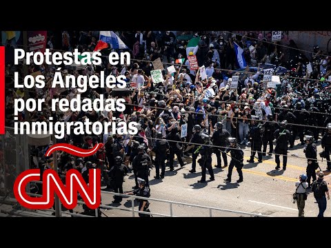 Guardia Nacional realiza arrestos contra manifestantes durante protestas en Los Ángeles