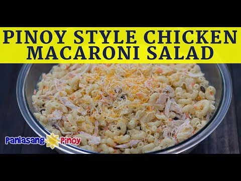 Pinoy Style Chicken Macaroni Salad