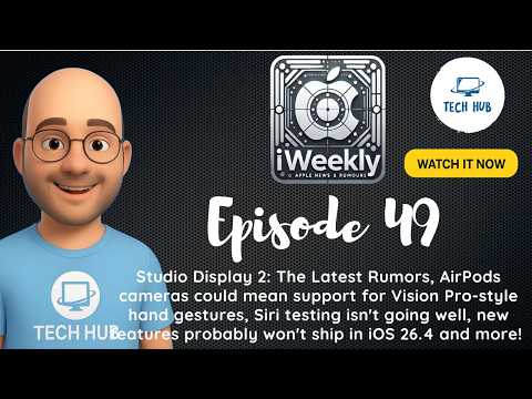 iWeekly – Episode 49 on Tech Hub! 🍎 Episode 49 -  Studio Display 2: The Latest Rumours and more!