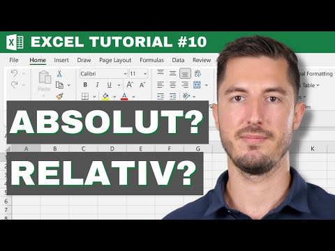 Was ist der Unterschied zwischen Absoluten und Relativen Zellbezügen in Excel? - Excel Tutorial #10
