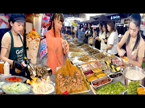 24 HOURS THAILAND STREET FOOD TOUR IN BANGKOK | THAI REASONABLE NIGHT MARKET FOOD COLLECTION