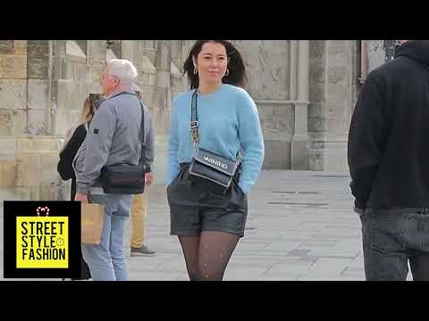 WHAT CLOTHES DO PEOPLE WEAR ON THE STREETS?  STREET STYLE FASHION, 2023,
