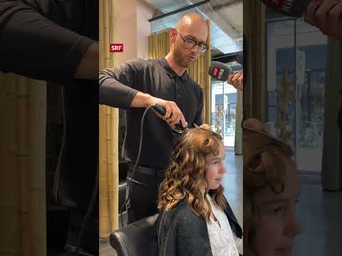 ESC-Glam für Kinderreporterin Elina! 💇‍♀️✨ | #Shorts | SRF Kids Reporter:in | Kindervideos