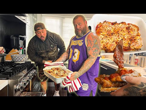 "ACTION BRONSON" TEACHES BIG BOY HOW TO COOK HIS (FAMOUS) CHICKEN PARMESAN