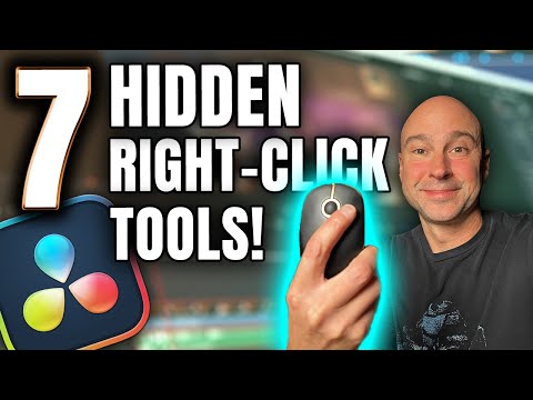 SAVE TIME in DaVinci Resolve 20 with These Hidden Right-Click Tools