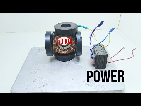 How to make free energy generator 240 volt powerful electricity using magnet power & new idea