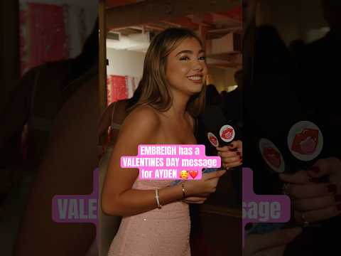EMBREIGH has a VALENTINES DAY message for AYDEN 🥰❤️ #embreighcourtlyn #aydenvaldez #valentinesday
