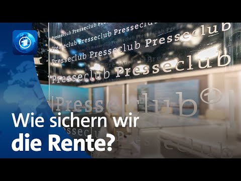 Am Kipppunkt: Wie sichern wir die Rente? | Presseclub