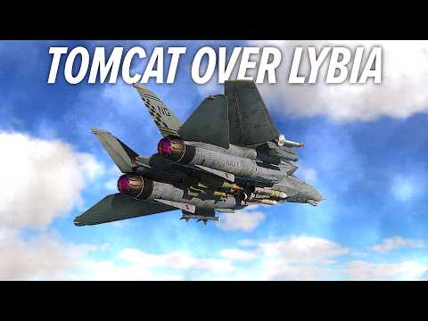 F-14 Tomcat Strike In Libya Multicrew Flight | DCS World