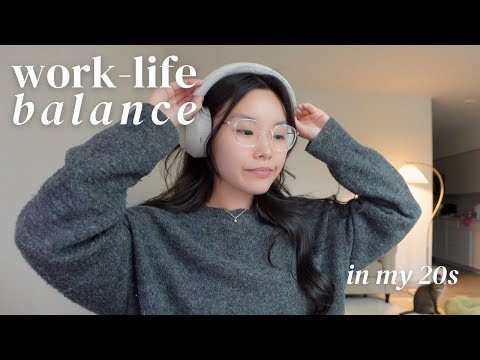 Work-Life Balance in my 20s | navigating 9-5 stress, social life, weekend reset