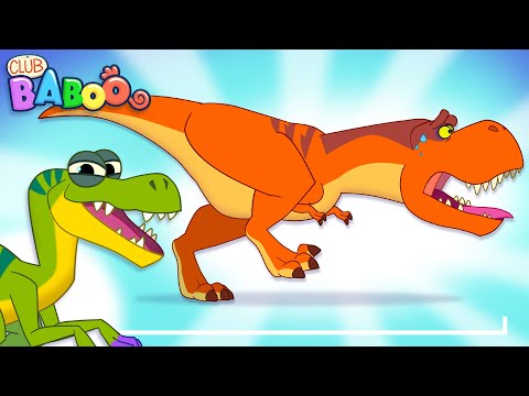 Which DINOSAUR is FASTER? T-REX or VELOCIRAPTOR? | Learn Dino Facts for Kids | Club Baboo | 30 MIN