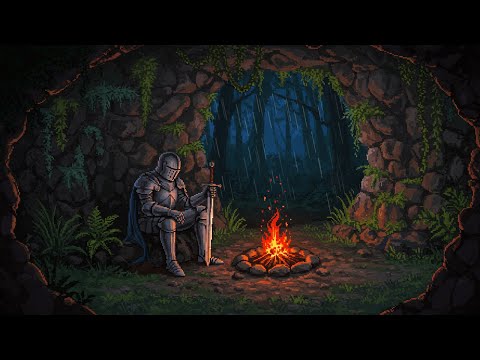 Rest... The cave shelters you from the rain