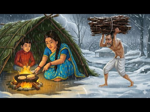 बर्फीली ठंड और मूसलाधार बारिश का कहर | हिंदी कहानी | Hindi Kahani | Moral Stories | kahani | Story 