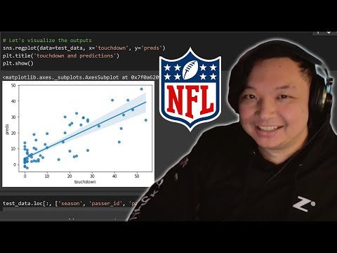 Predict NFL Touchdowns - Create Your First Predictive Model in Python (Step by Step Tutorial)