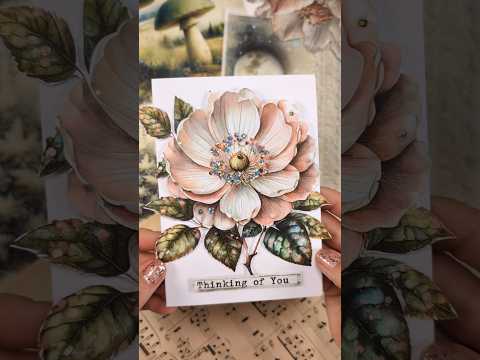 Easy Greeting Card idea Tutorial #maremicollagebooks #art #cardmaking #craft #scrapbooking