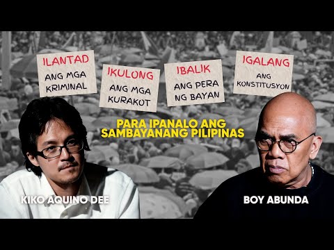 The 5 Demands: Ilantad, Ibalik, Ikulong, Igalang, Ipanalo | Boy Abunda with Kiko Aquino Dee