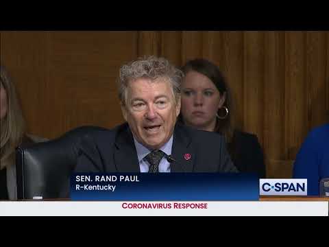 Heated Exchange between Sen. Rand Paul & Dr. Anthony Fauci on Vaccines and Royalties