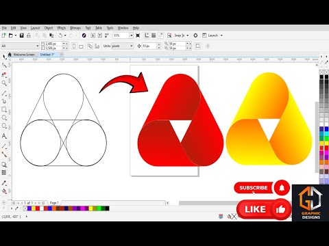How To Create A Logo in Coreldraw? | How To Design A 3D Logo in Coreldraw 2025 ? | #graphicdesign