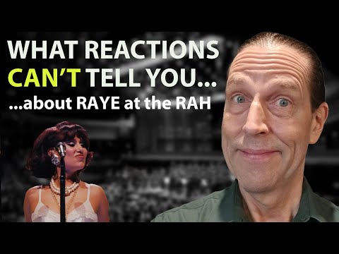What Reactions CAN'T tell you about Raye's "Oscar Winning Tears" at the Royal Albert Hall