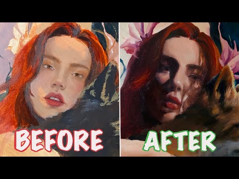 Attempting to fix one of my WORST paintings