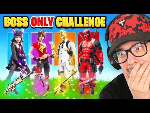 The *RANDOM* BOSS Challenge in Fortnite! (IMPOSSIBLE)