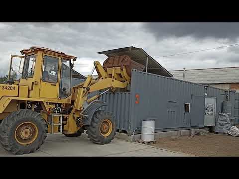 Электростанция на древесной щепе (древесных отходах), газогенератор.