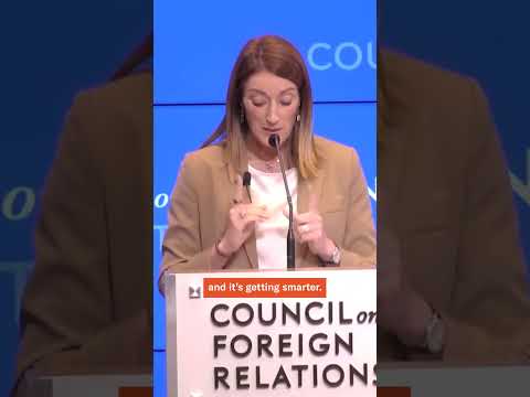 As trust erodes, politics “has to offer hope,” says EU Parliament’s Metsola