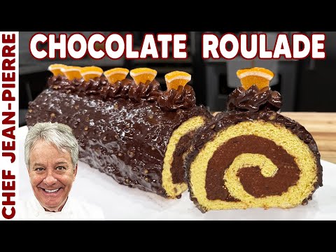 Chocolate Roulade (Bûche de Noël) | Chef Jean-Pierre