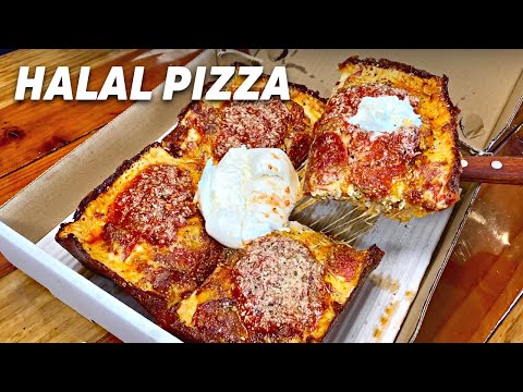 HALAL PIZZA - BEST Detroit Style Zabihah Halal Pizza | Greater Los Angeles