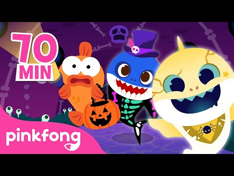 [BEST] 🎃 Halloween Compilation for Kids | Chumbala, Sharks, Cars | Pinkfong Baby Shark Halloween