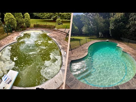 POOL CLEAN UP BEFORE THEY FILL IT IN 😭