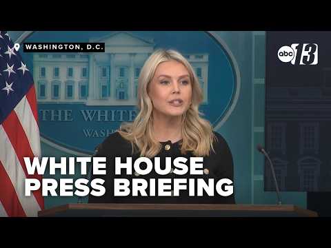 LIVE: Karoline Leavitt speaks at White House press briefing