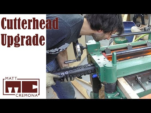 Installing a Spiral Cutterhead in my 20" Planer