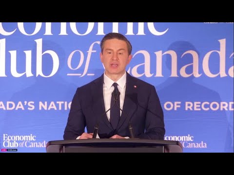 Pierre Poilivere delivers major speech on U.S.-Canada relations