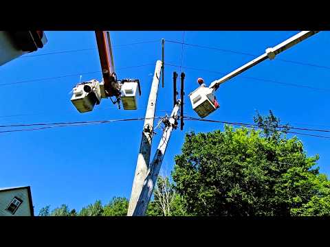 Replacing a Power Pole - Start to Finish!