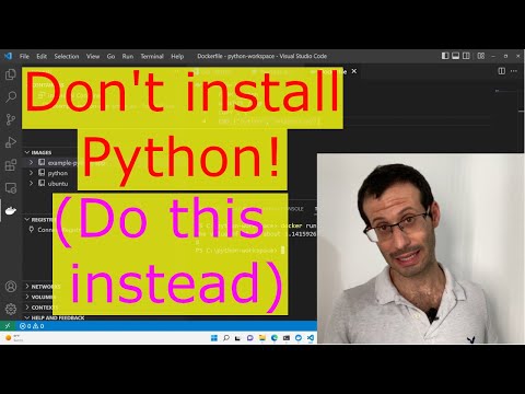 Develop Python in Docker - Build a Python dev environment without installing Python
