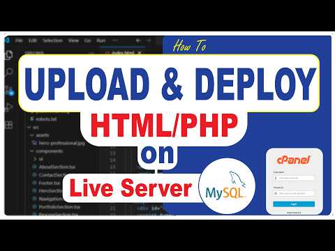 How to put local website on internet cPanel & MySQL | 2025 Tutorial
