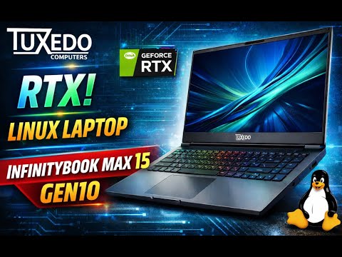 This Linux Laptop Packs RTX 5070 | TUXEDO InfinityBook Max 15 Gen10