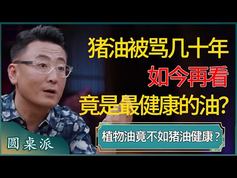 猪油被骂几十年，如今再看竟是最健康的油？相比之下，植物油竟不如猪油健康？  #窦文涛 #梁文道 #马未都 #周轶君 #马家辉 #许子东 #圆桌派 #圆桌派第七季