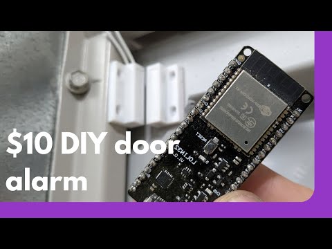 DIY door security sensor for $10 with an ESP32