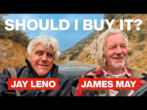 James May finally drives his dream car with Jay Leno